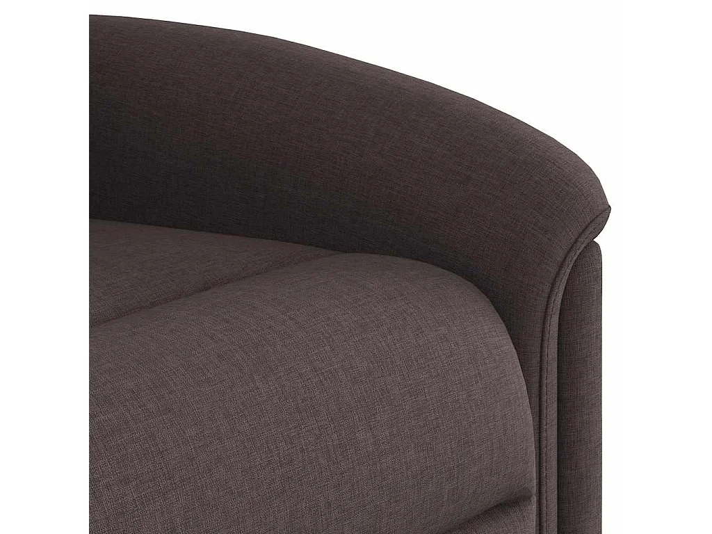 Sillón de relax | Silla | Sillón reclinable de tela marrón oscuro SHL3855