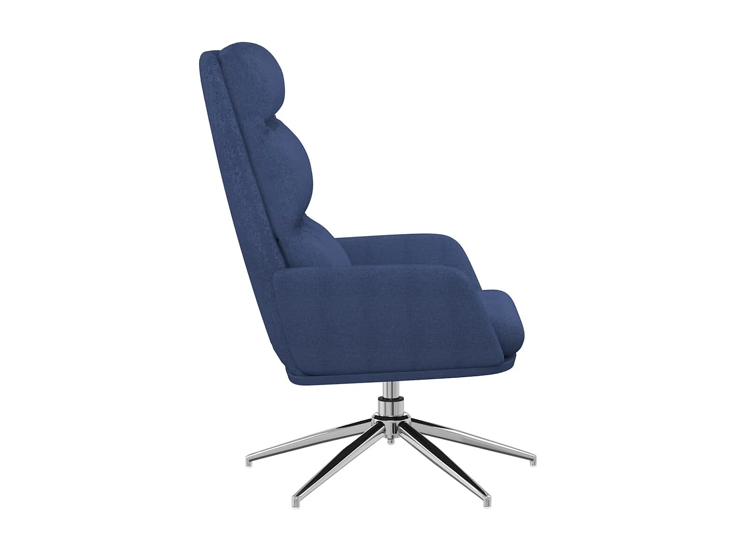 Relaxstoel | Fauteuil stof blauw