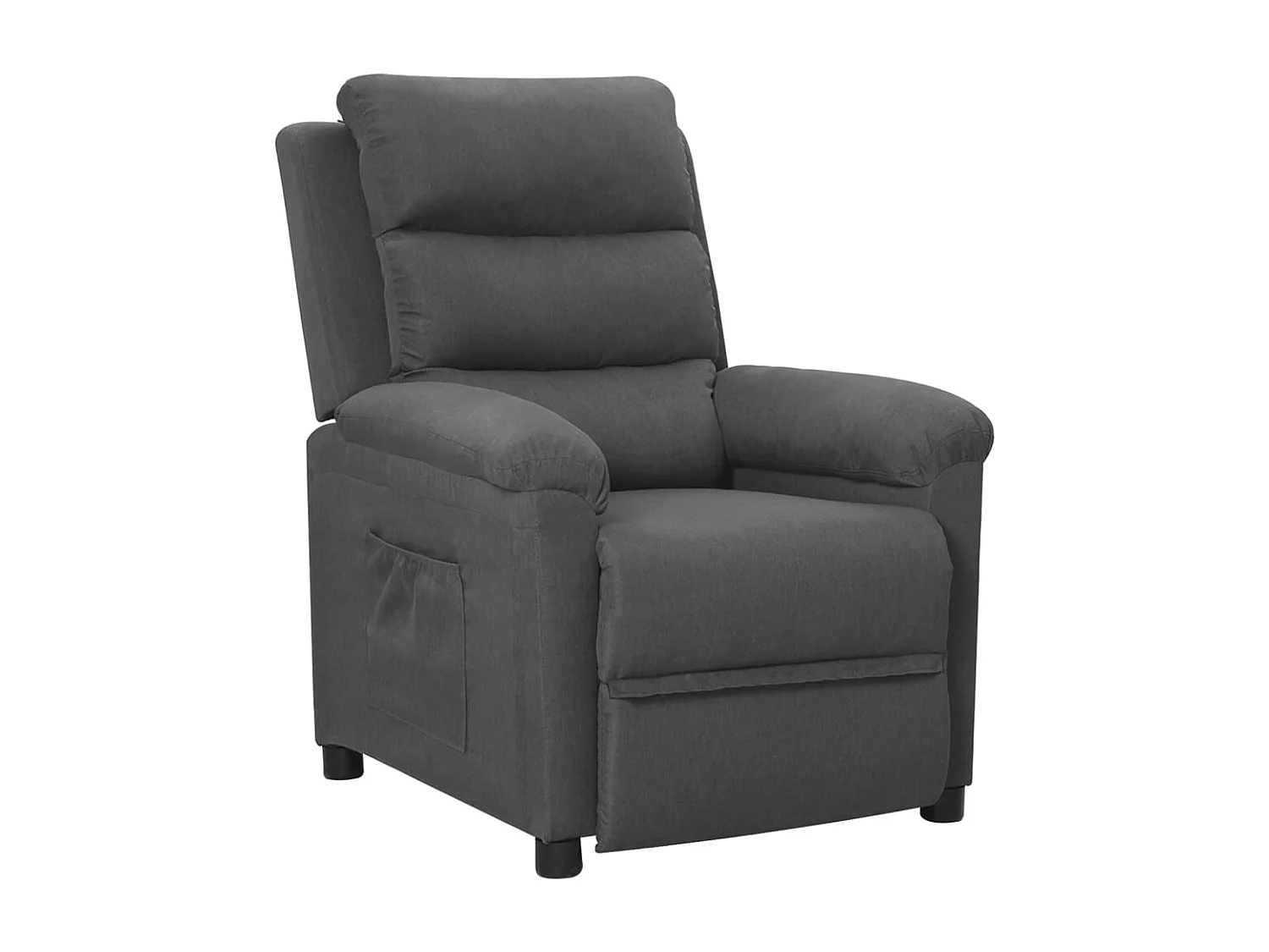 Relaxsessel | Lounge Sessel für Wohnzimmer Dunkelgrau Stoff SHL51665