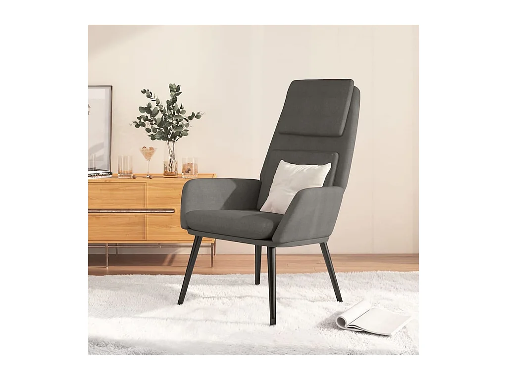 Sillón de relax | Silla de relax de tela gris claro SHL9677