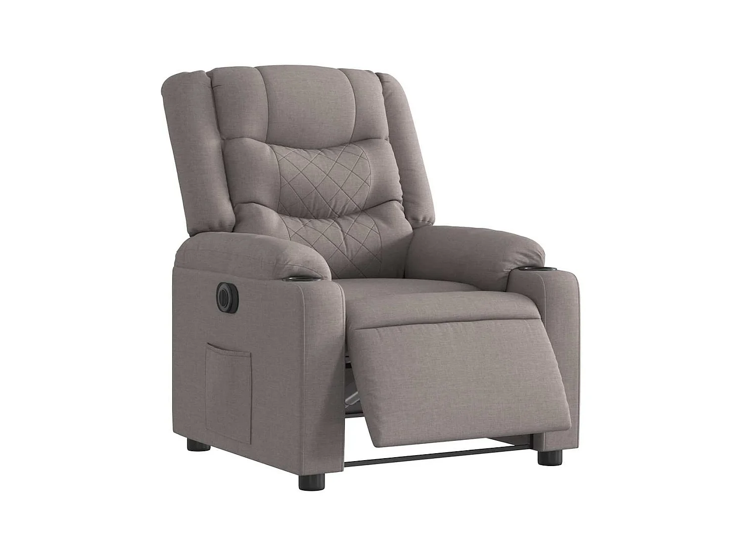 Sillón de relax | Silla | Sillón reclinable eléctrico tela gris taupé SHL9178