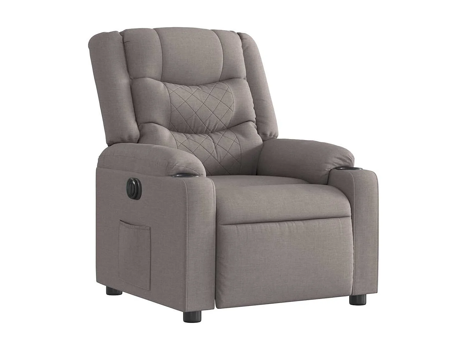 Sillón de relax | Silla | Sillón reclinable eléctrico tela gris taupé SHL9178