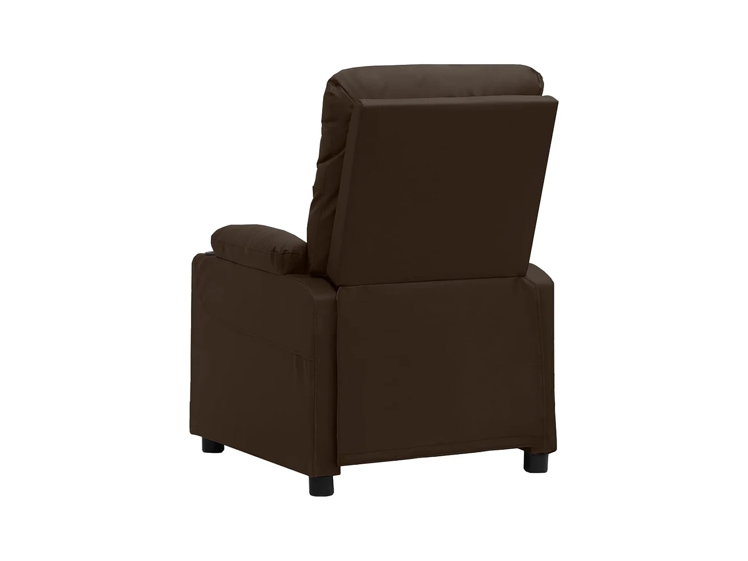 Silla de relax | Sillón elevable cuero sintético marrón SHL5836