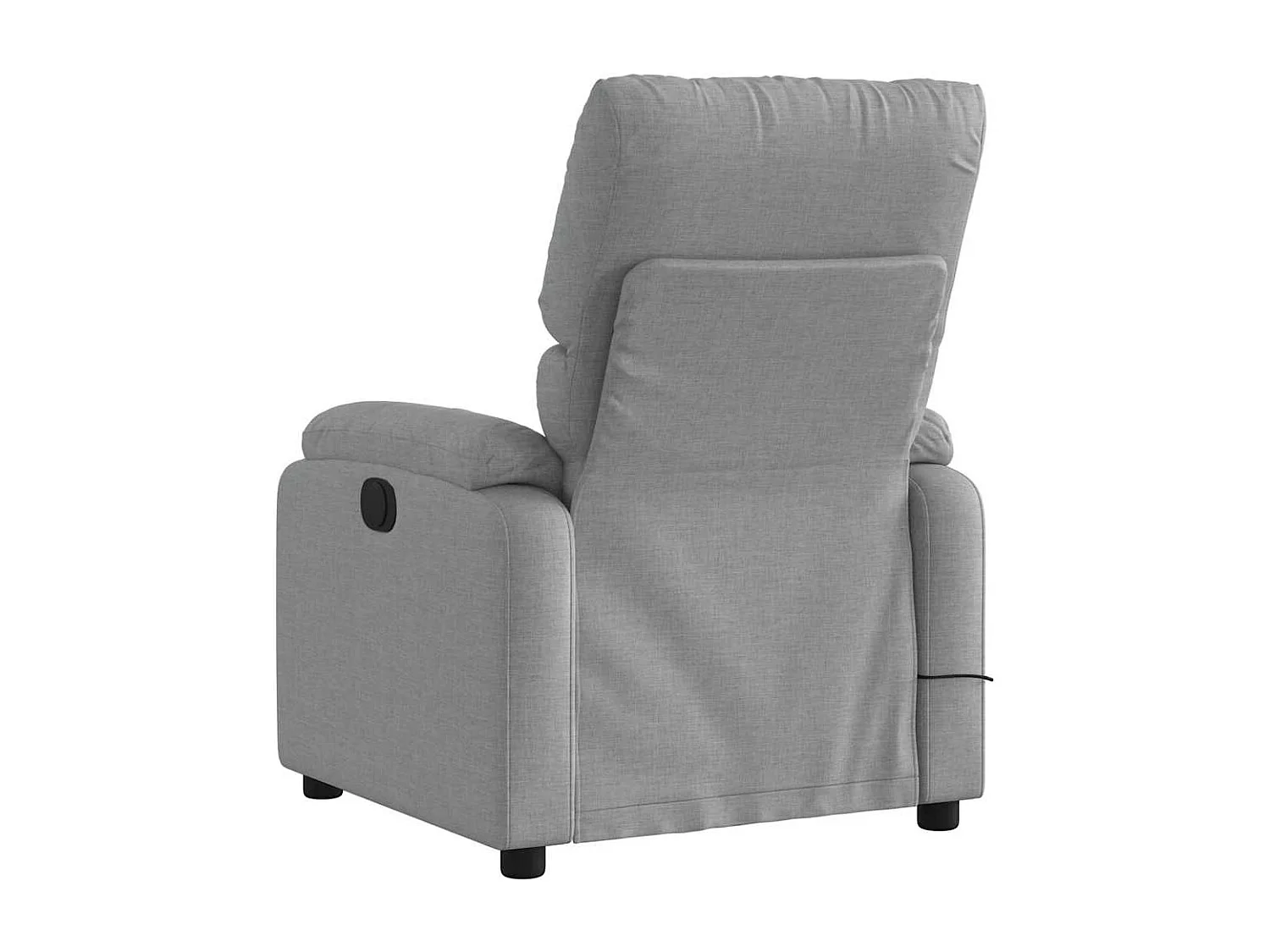 Fauteuil inclinable électrique-Fauteuil de massage pour Salon gris clair tissu SHL1456