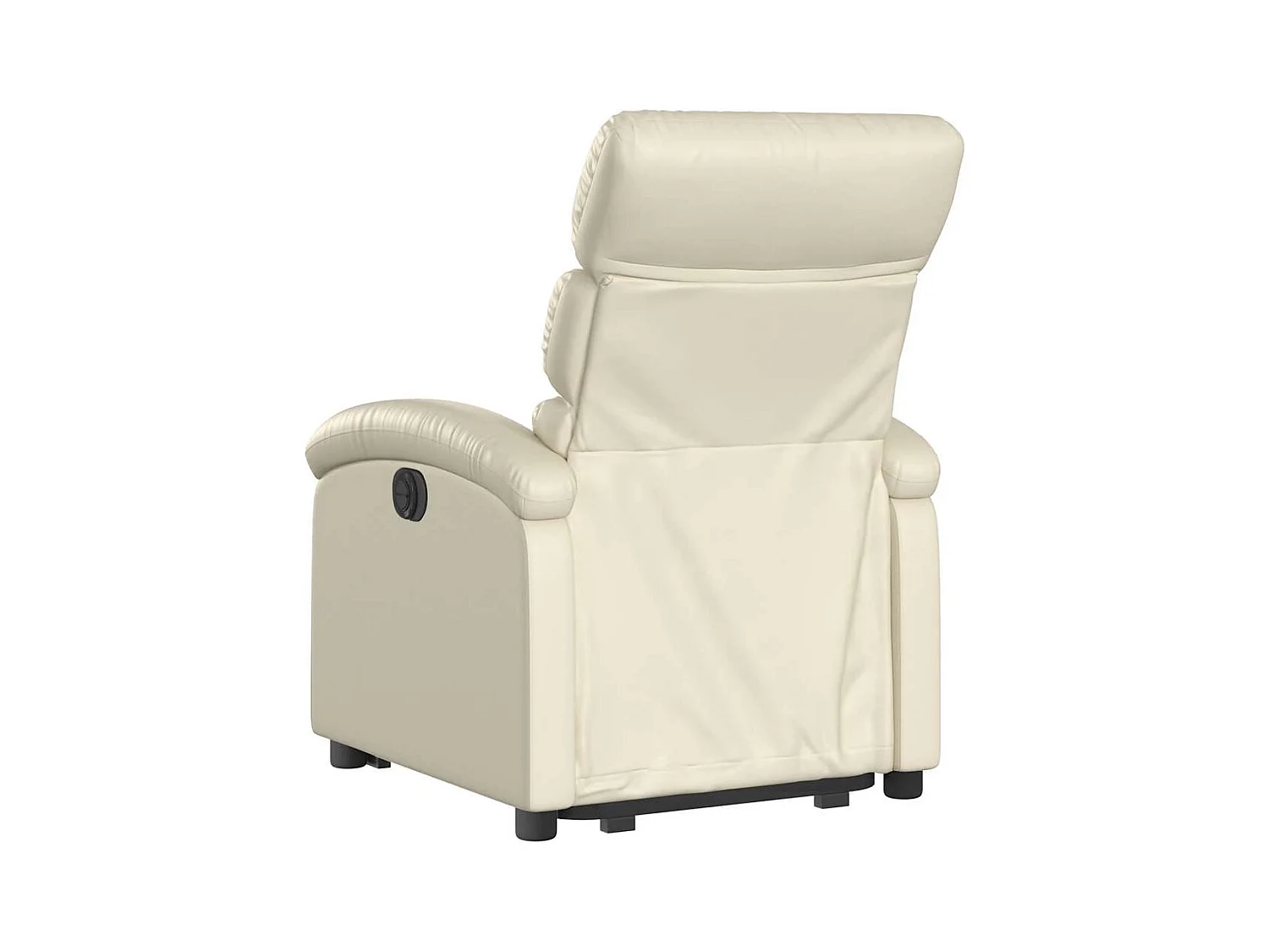 Sillón de relax | Sillón reclinable elevable cuero artificial color crema SHL8617