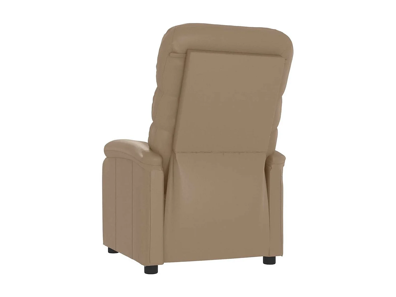Sillón de relax | Sillón reclinable de cuero sintético color capuchino SHL5459