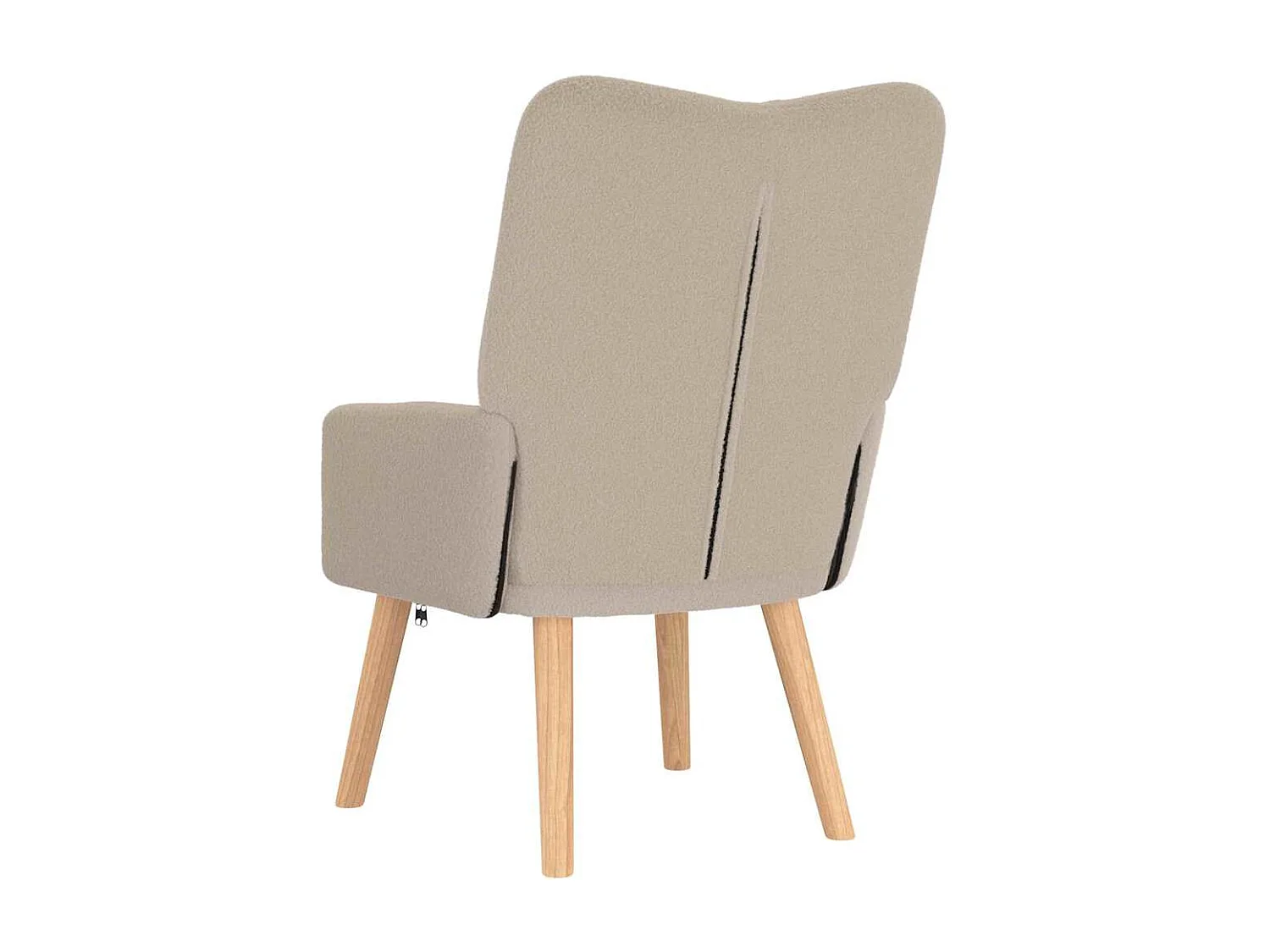 Sillón de relax | Silla Relax | Sillón de salón Gris claro 63x67x94 cm tela SHL2529