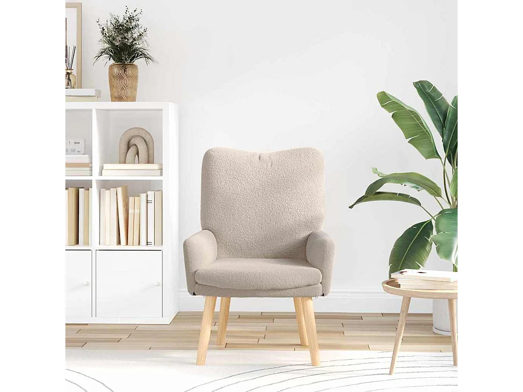 Fauteuil Salon-Chaise de relax Gris clair 63x67x94 cm tissu SHL920