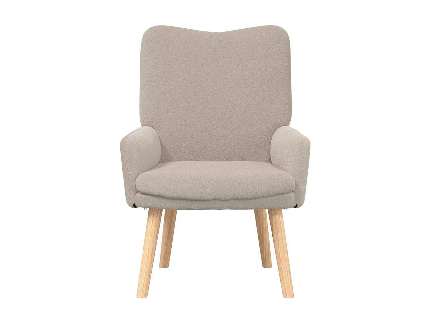 Fauteuil Salon-Chaise de relax Gris clair 63x67x94 cm tissu SHL920