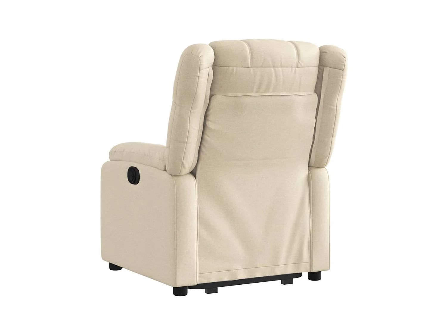 Silla de relax | Sillón eléctrico reclinable elevable de tela color crema SHL3678