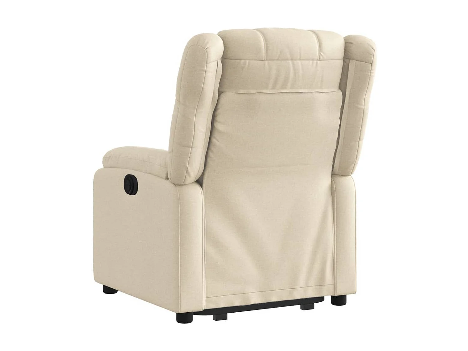 Relaxsessel mit Aufstehhilfe Elektrisch | Lounge Sessel indoor Creme Stoff SHL59885