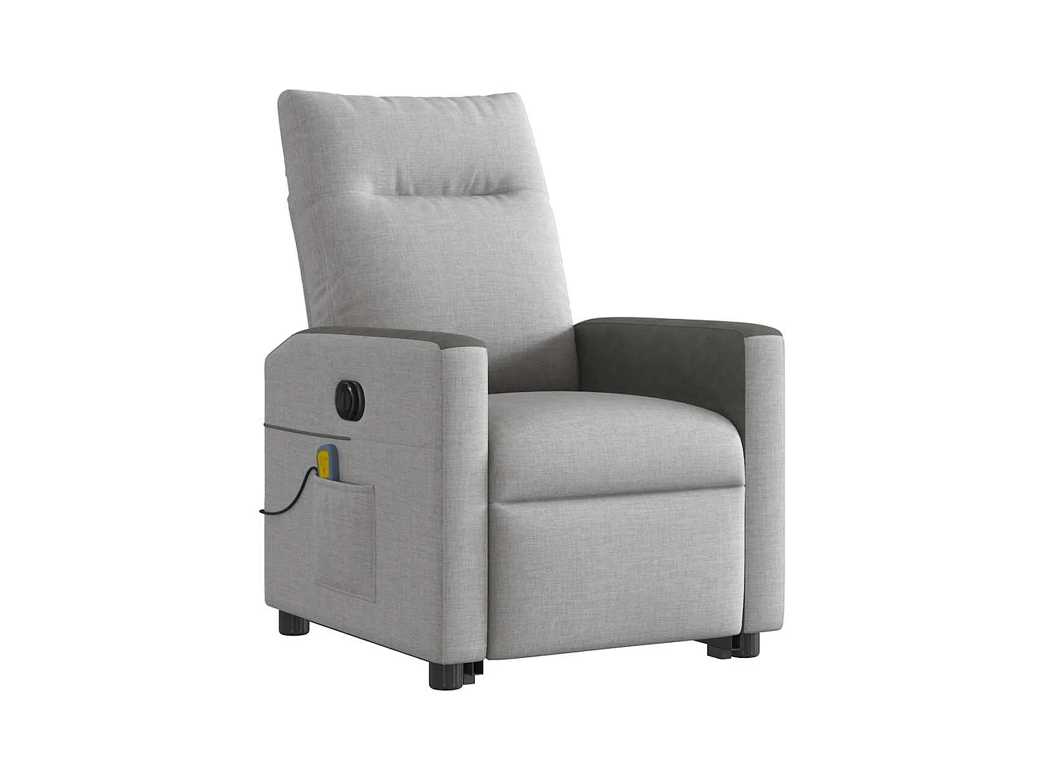 Sillón de salón | Silla | Sillón de masaje eléctrico reclinable elevable tela gris nube SHL7063