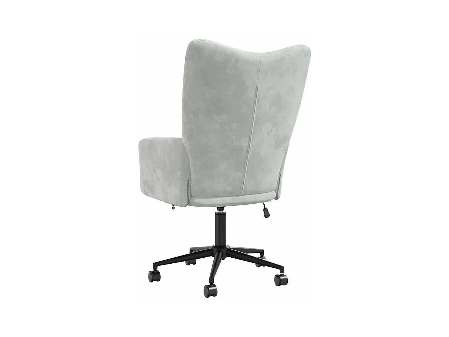 Sillón de relax | Silla de relax de terciopelo gris claro SHL6258