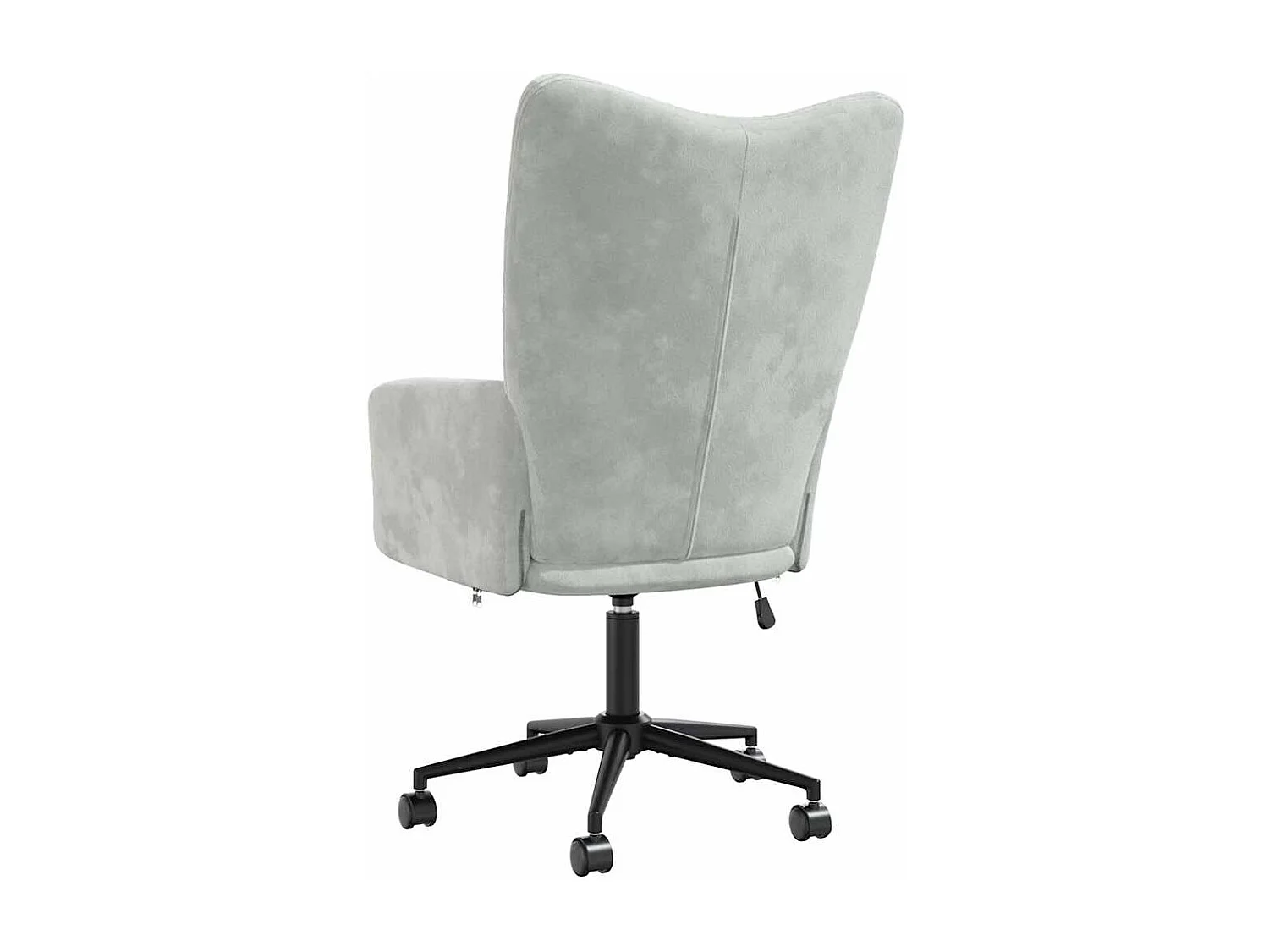 Relaxsessel | Lounge Sessel Hellgrau Samt SHL49638