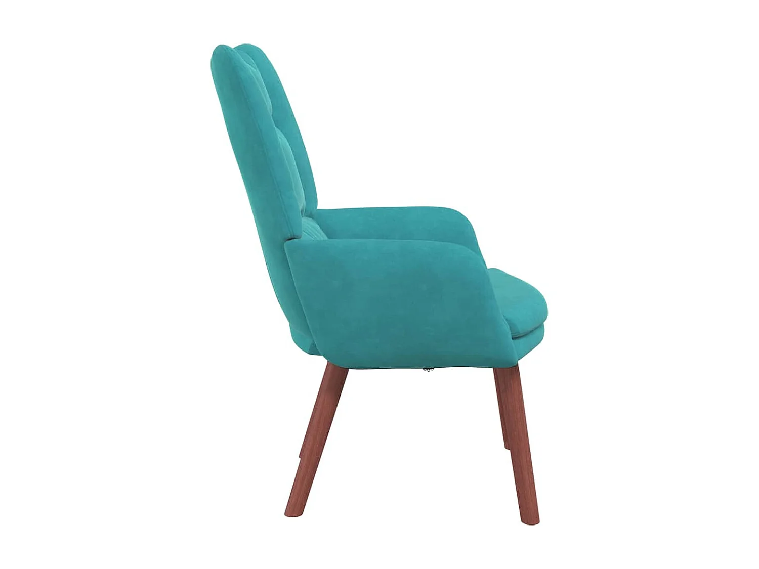 Poltrona | Cadeira de Sala | Cadeira Relaxante Turquesa 63x67x94 cm Veludo SHL199470