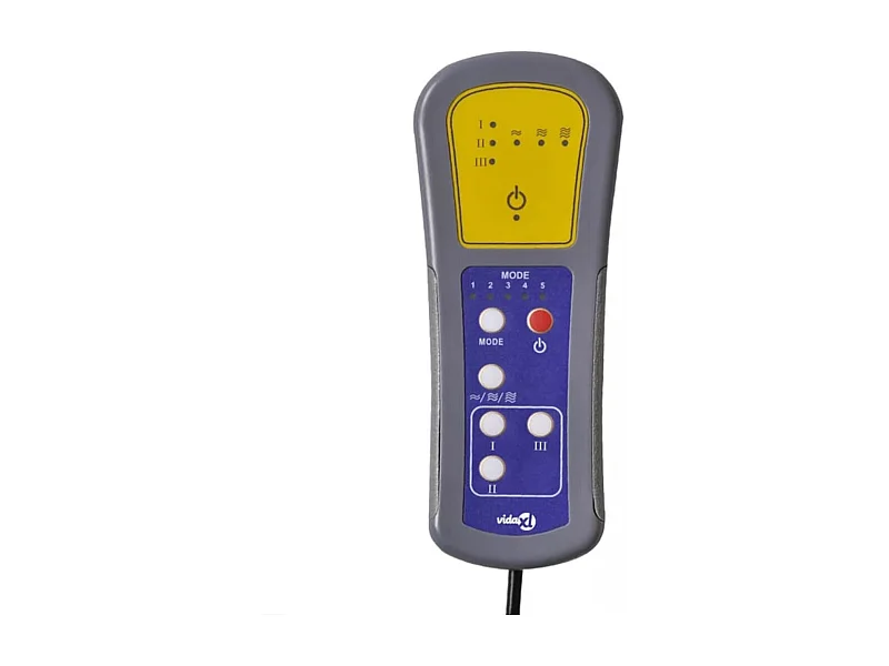 Sillón de relax | Sillón reclinable de masaje con reposapiés tela gris claro SHL3952