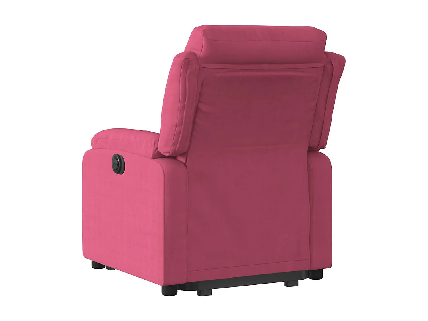 Fauteuil inclinable-Chaise de relax-Fauteuil salon Rouge bordeaux Velours SHL5231