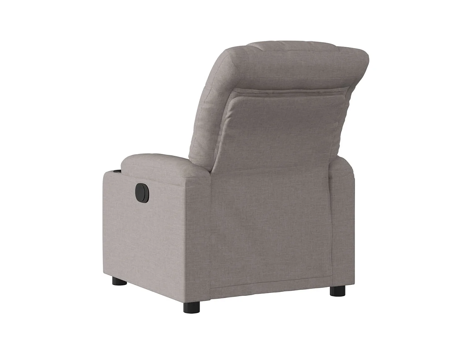 Sillón de relax | Silla | Sillón reclinable de tela gris taupe SHL3482