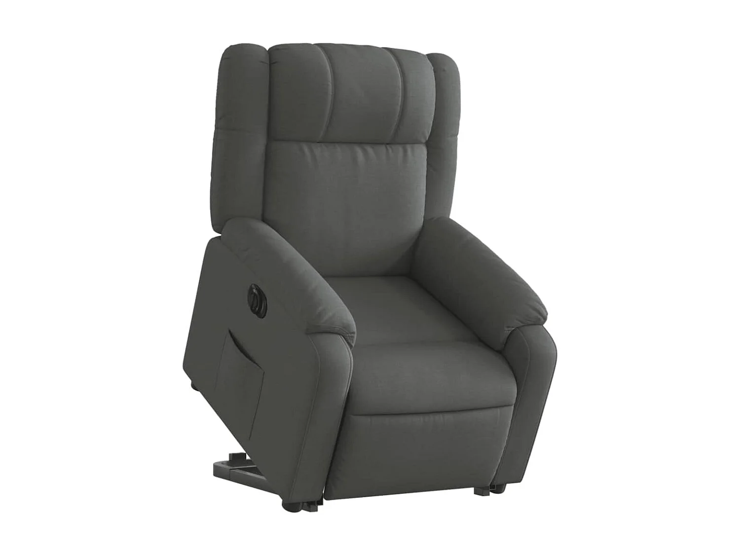 Fauteuil inclinable électrique-Chaise de relax-Fauteuil salon gris foncé tissu SHL1325