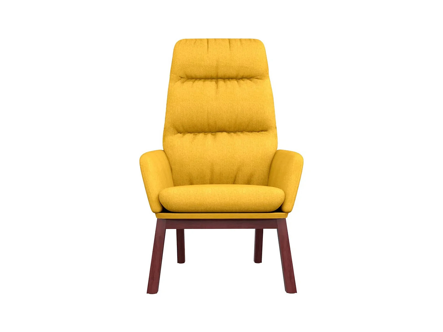 Sillón de relax | Silla de relax de tela amarillo mostaza SHL6745