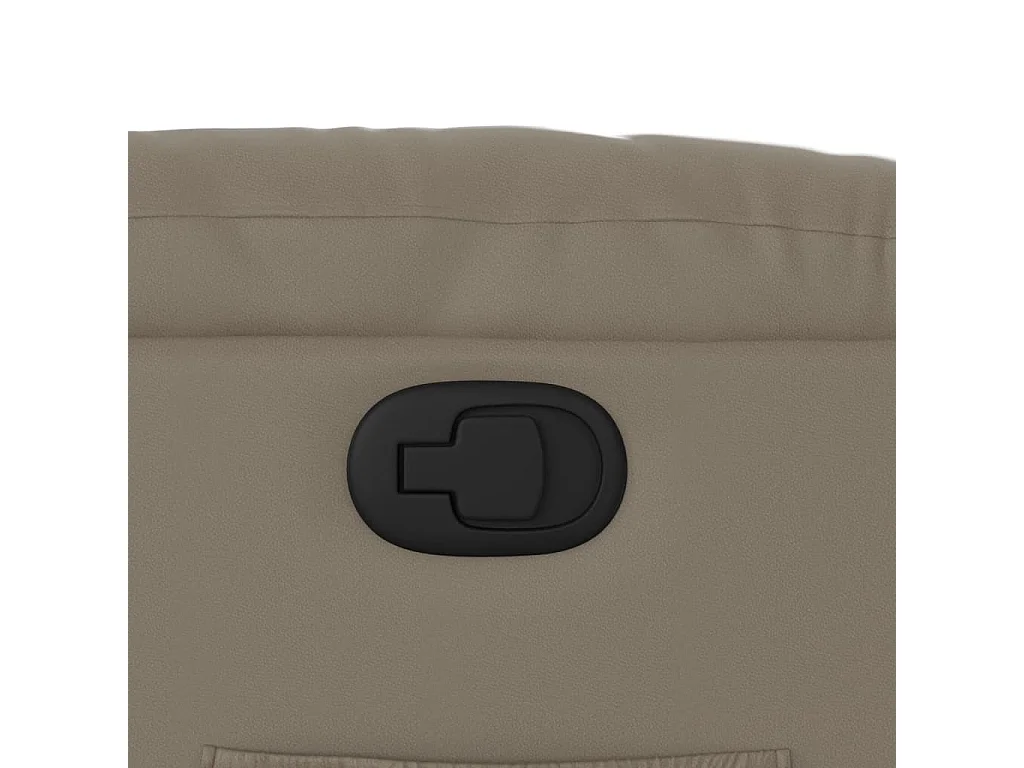 Relaxsessel | Lounge Sessel für Wohnzimmer Cappuccino-Braun Kunstleder SHL64644