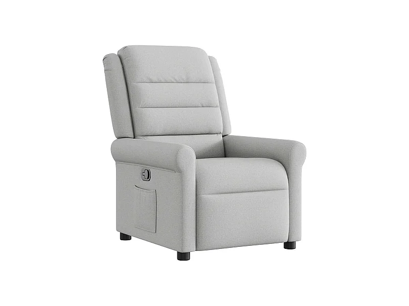 Sillón de relax | Sillón reclinable de tela gris nube SHL8530