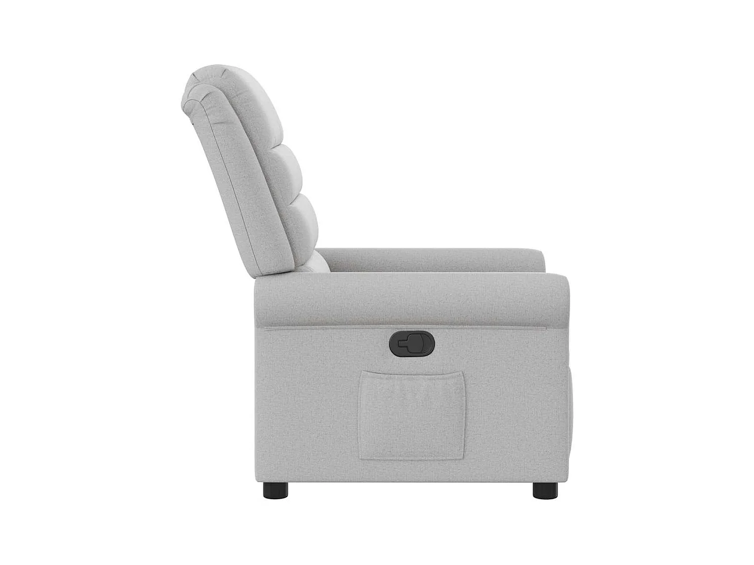 Sillón de relax | Sillón reclinable de tela gris nube SHL8530