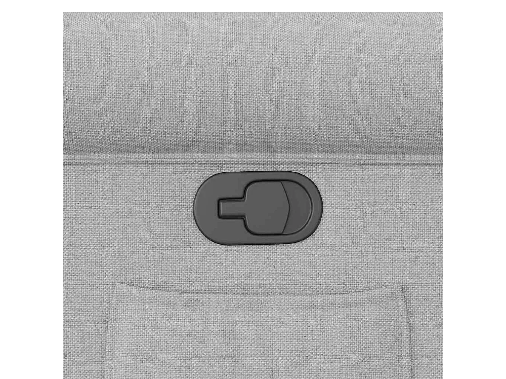 Sillón de relax | Sillón reclinable de tela gris nube SHL8530