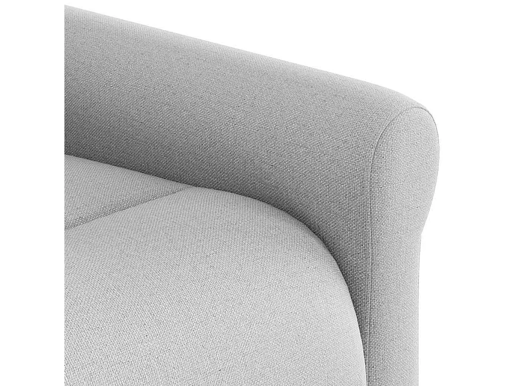 Sillón de relax | Sillón reclinable de tela gris nube SHL8530