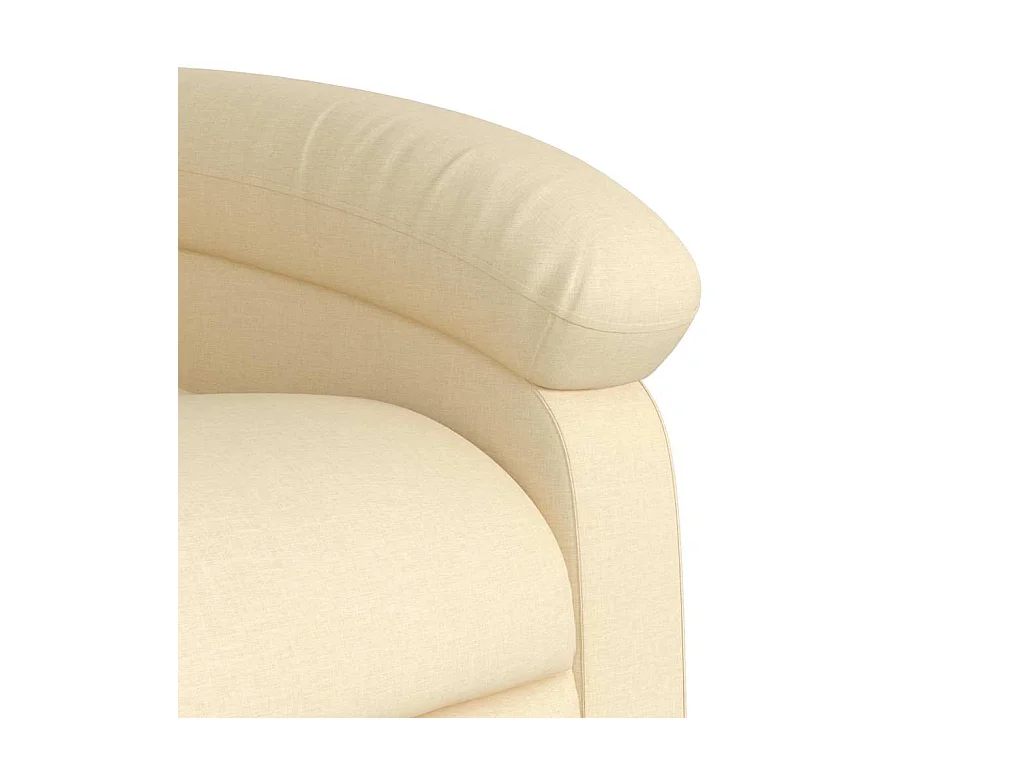 Sillón de relax | Sillón reclinable de tela crema SHL8624