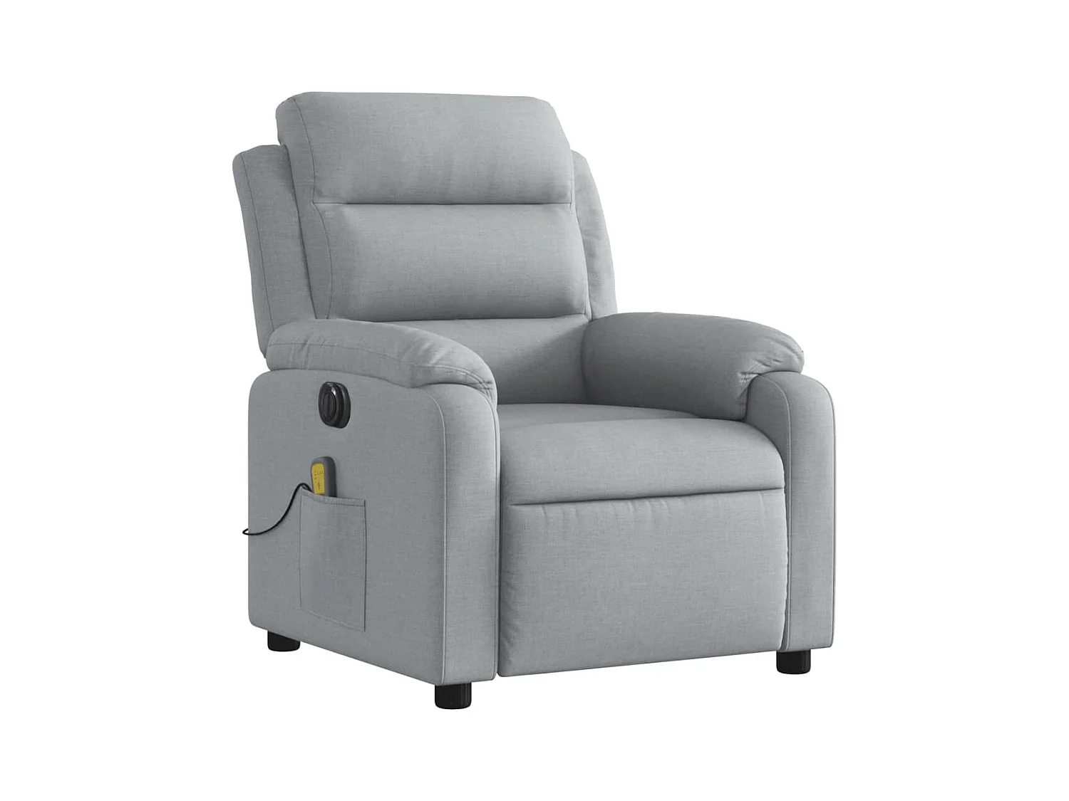 Fauteuil inclinable électrique-Fauteuil de massage pour Salon gris clair tissu SHL3135