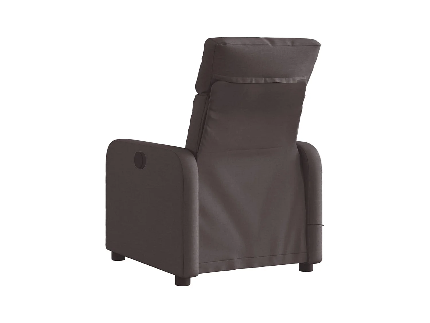 Fauteuil inclinable électrique-Fauteuil de massage de Salon Marron foncé Tissu SHL1289
