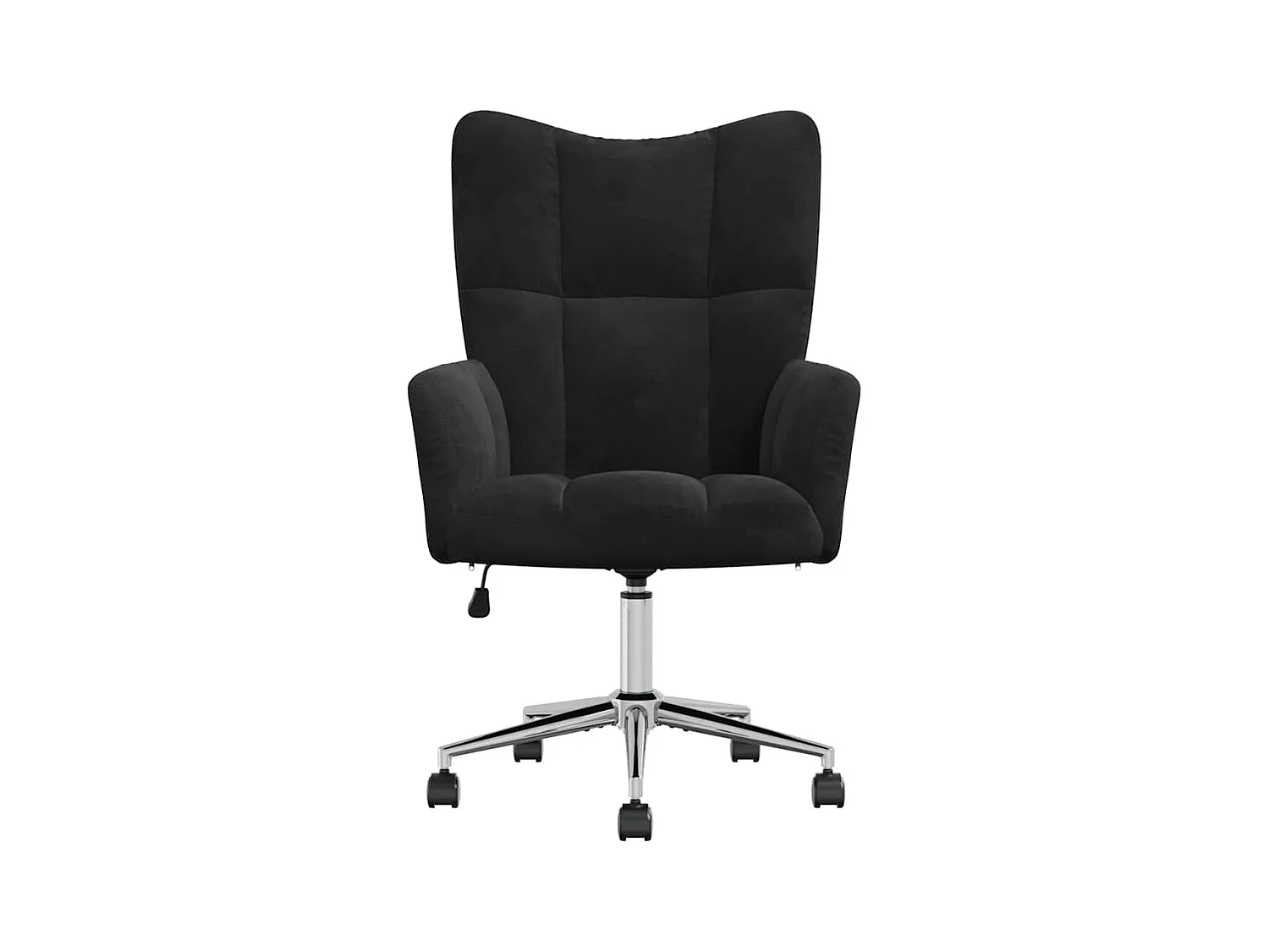 Sillón de relax | Silla de relax de terciopelo negro SHL5300