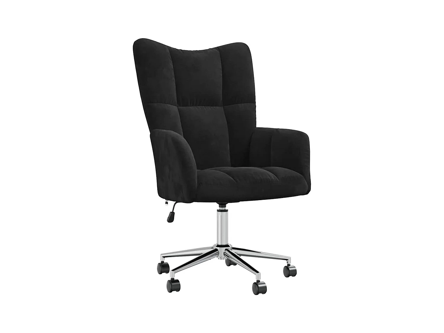 Chaise de relaxation-Fauteuil de bureau Noir Velours SHL2861