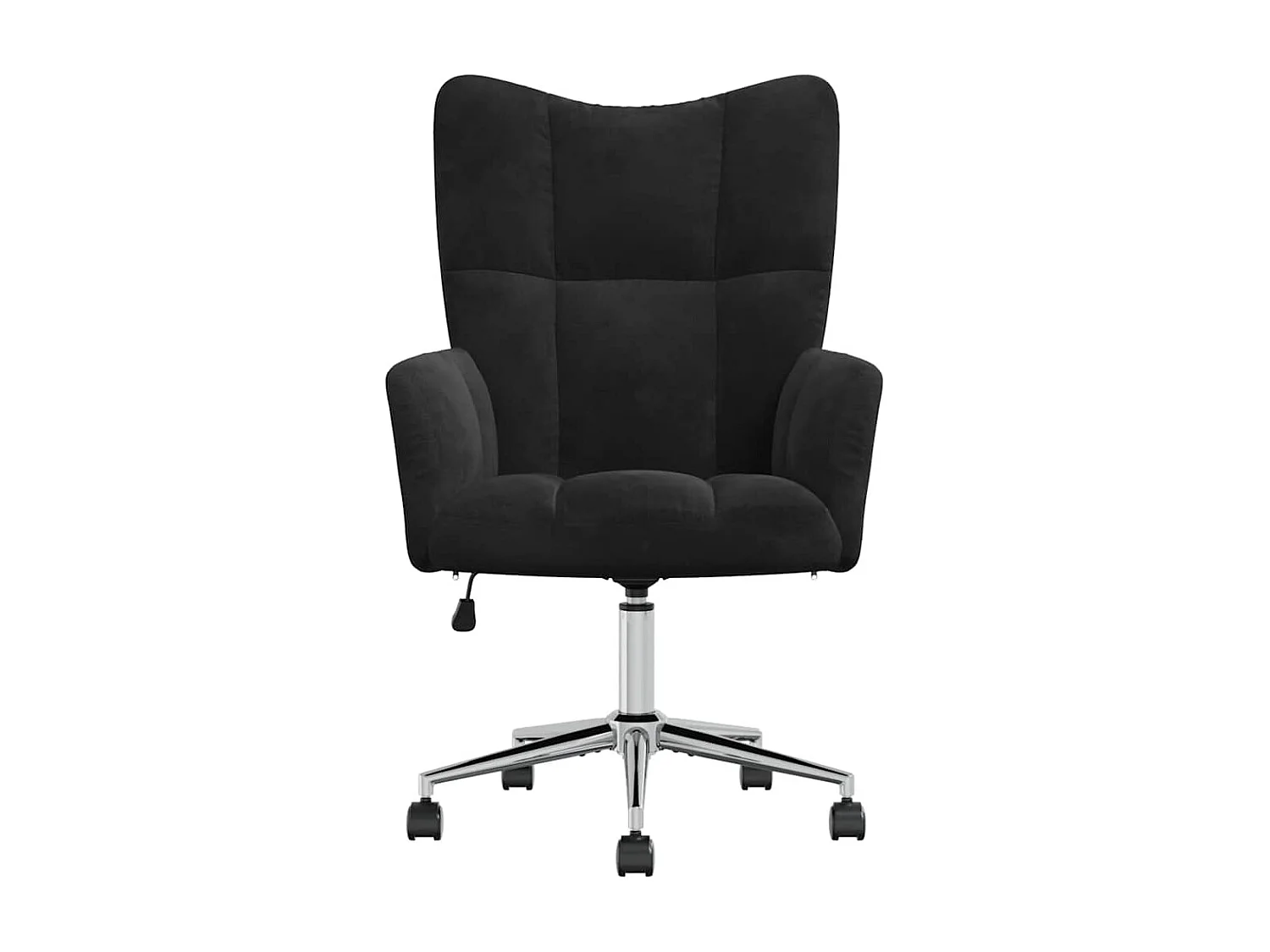Relaxsessel | Lounge Sessel Schwarz Samt SHL46150