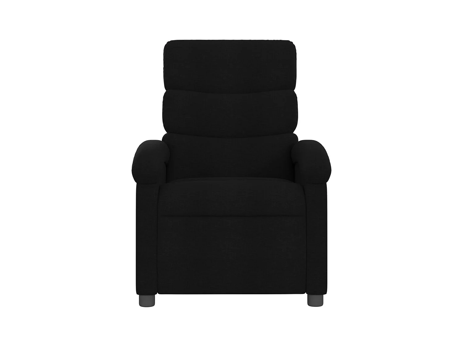 Fauteuil inclinable-Chaise de relax-Fauteuil de Massage noir tissu SHL3069