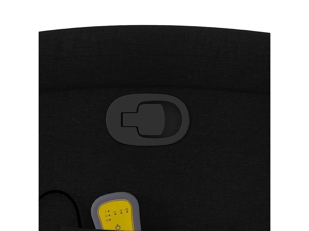 Massage-Relaxsessel | Lounge Sessel indoor schwarzer Stoff SHL87107