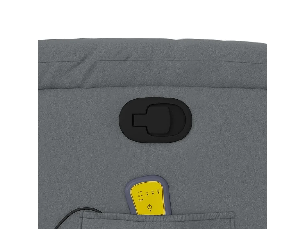 Relaxsessel | Massagesessel Relaxsessel Grau Kunstleder SHL40045