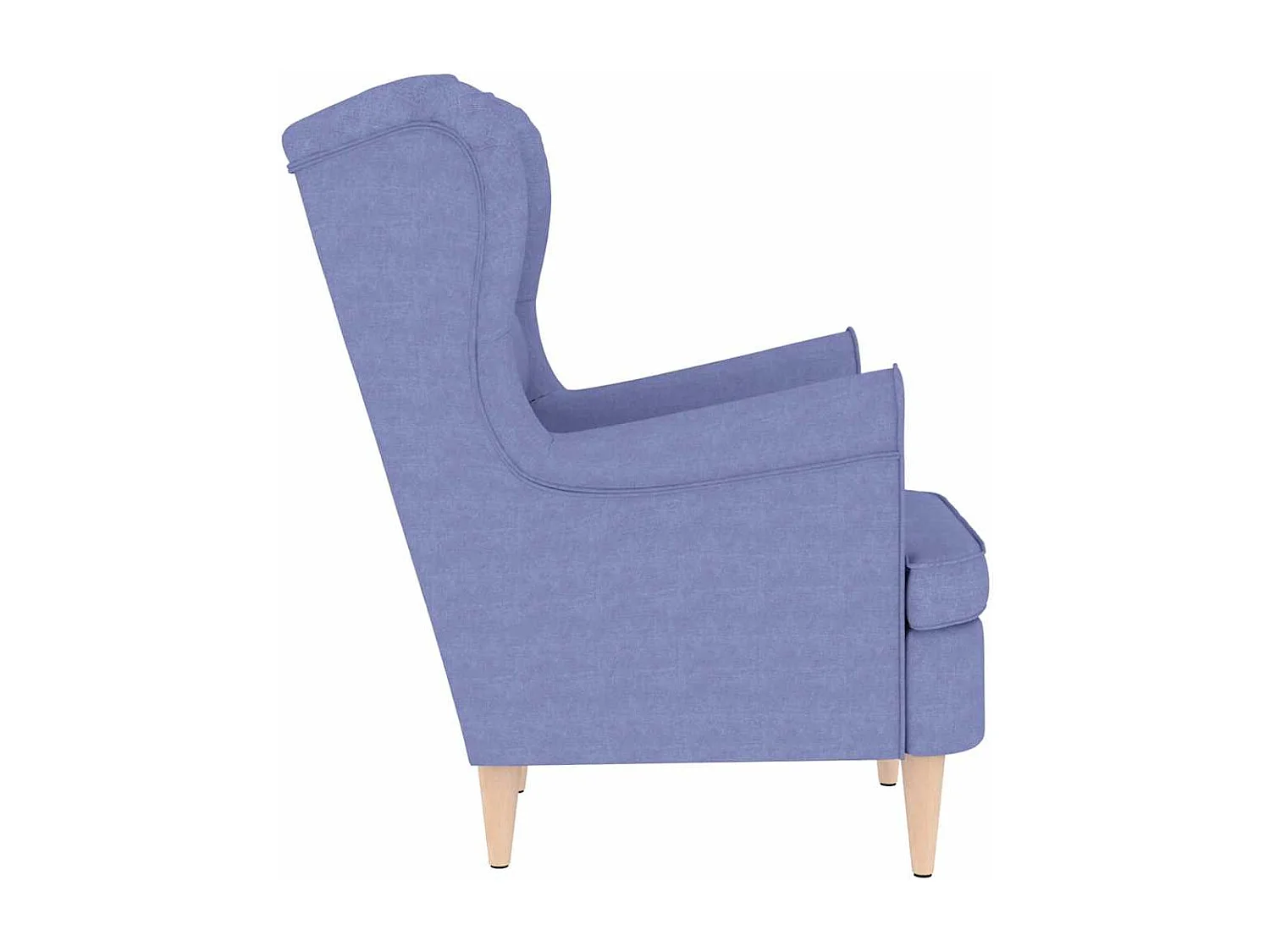 Fauteuil de Salon-Chaise de relax bleu jean 74x84x100 cm tissu SHL1248