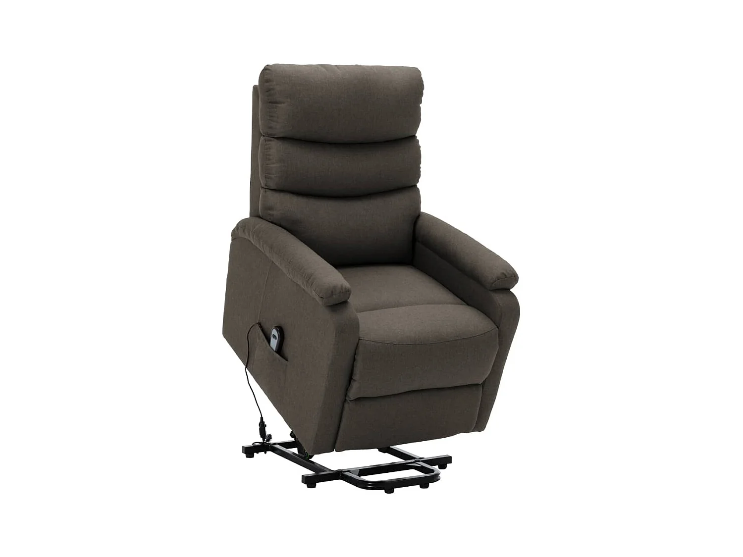Silla de relax | Sillón elevable tela gris taupe SHL6920