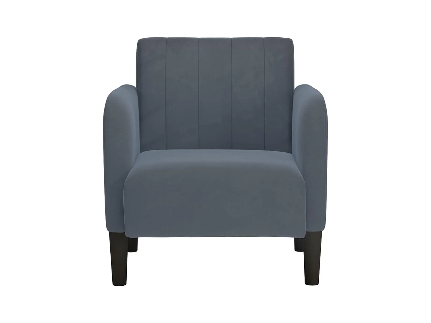 Sillón de relax con reposabrazos Terciopelo Gris Oscuro 54 cm SHL2281
