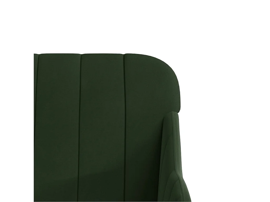 Sillón de salón | Silla de relax | Sillón de terciopelo verde oscuro 63x76x80 cm SHL5285