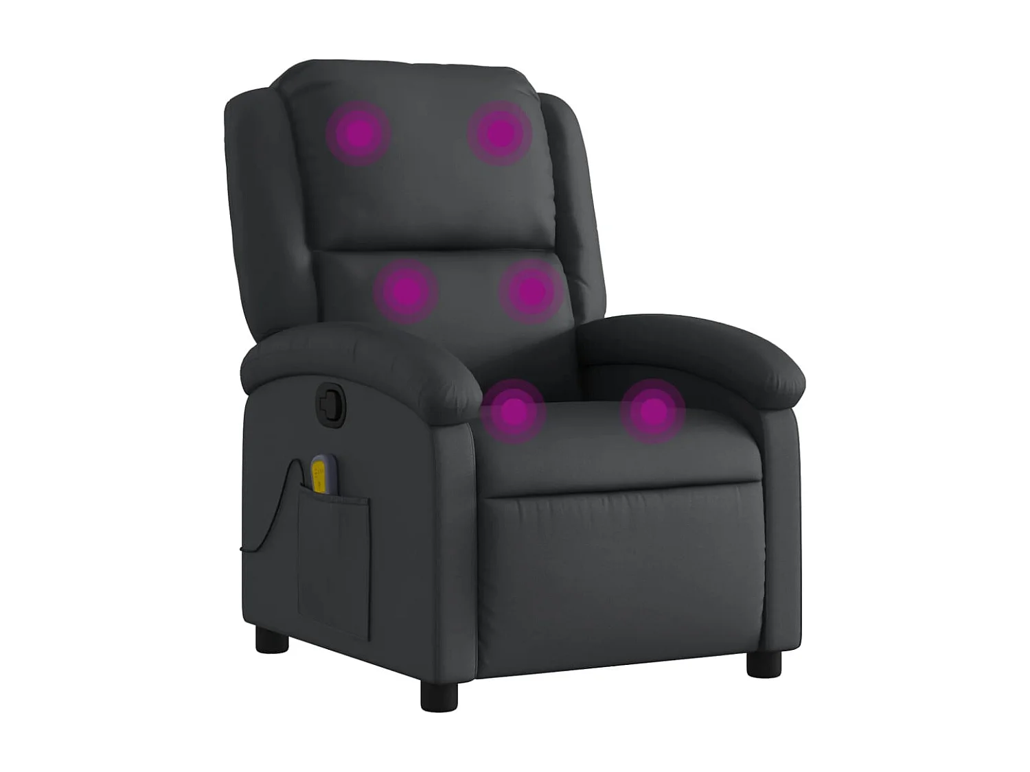 Relaxsessel | Massagesessel Relaxsessel Echtleder Schwarz SHL52556