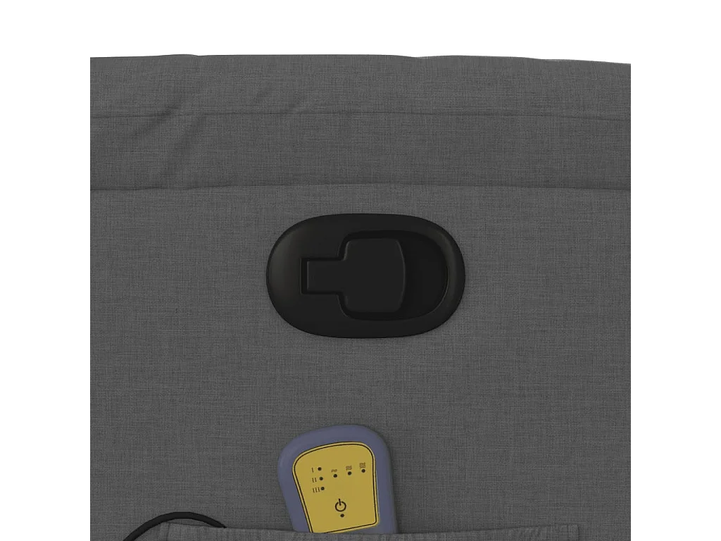 Fauteuil inclinable-Chaise de relax-Fauteuil de Massage gris foncé tissu SHL5377