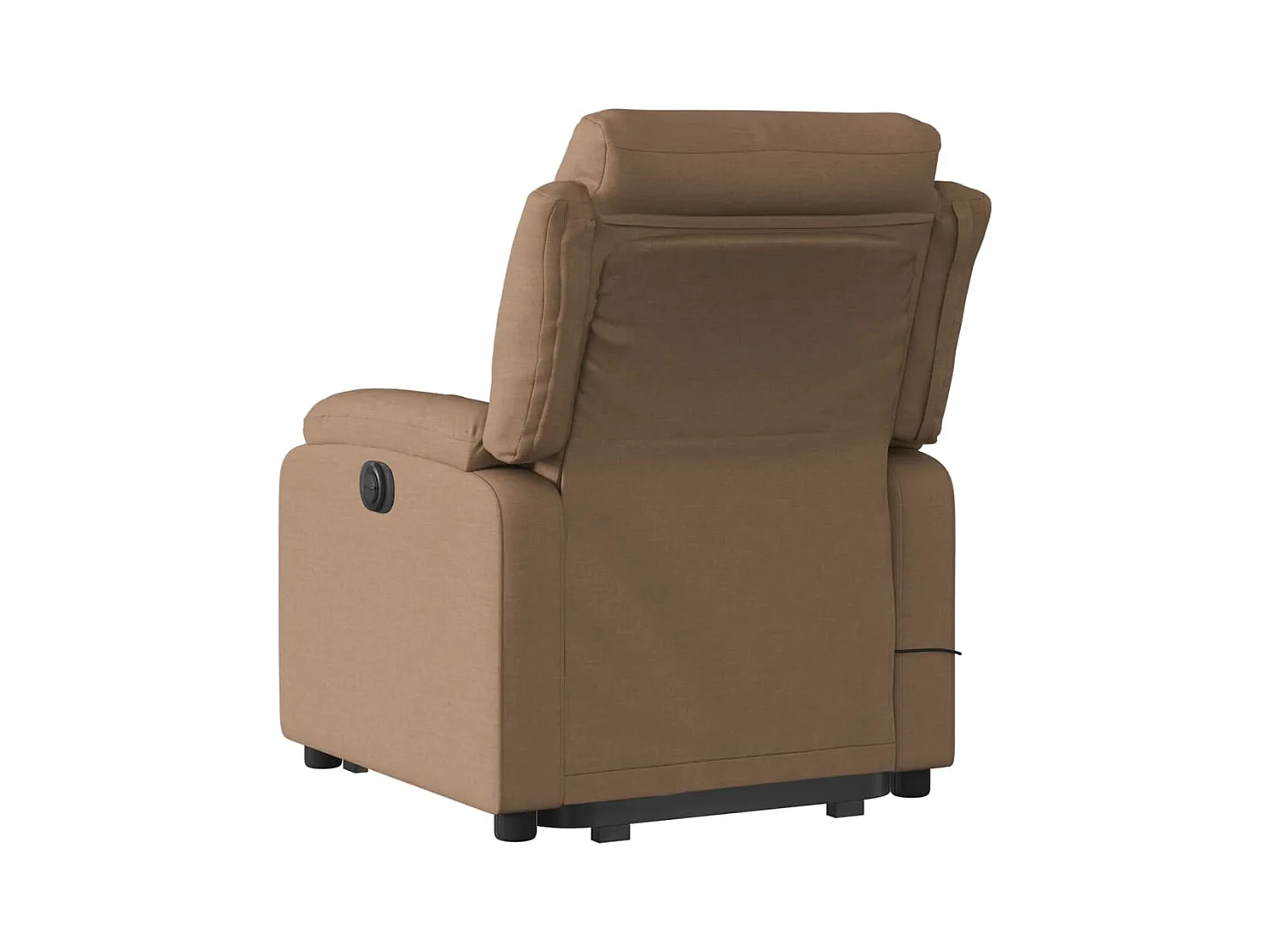 Poltrona reclinável massagens | Poltrona Confortável tecido castanho SHL595950