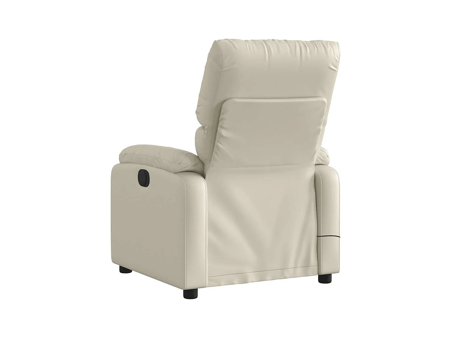 Sillón de salón | Silla | Sillón de masaje reclinable eléctrico cuero sintético crema SHL9080