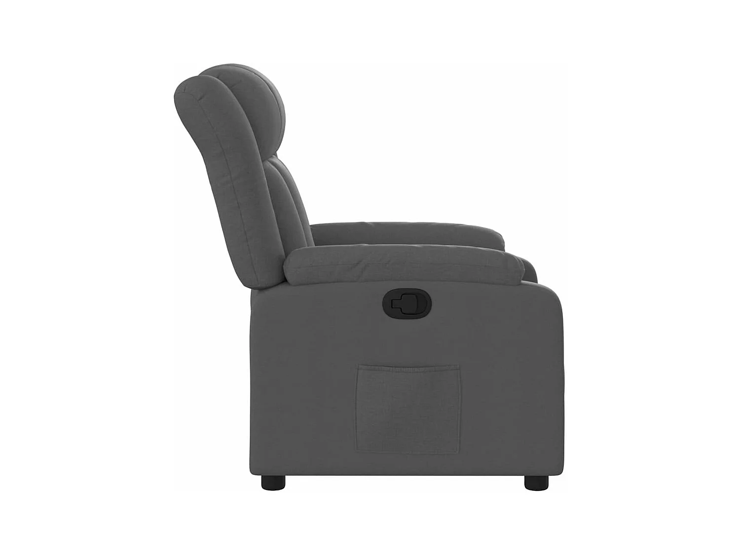 Sillón de relax | Silla | Sillón reclinable de tela gris oscuro SHL7431