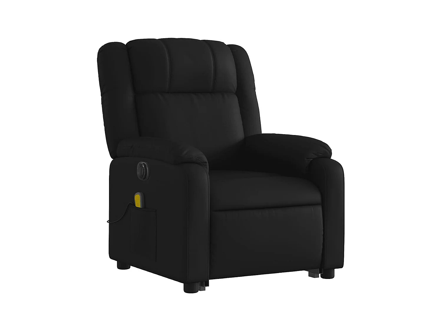 Sillón de salón | Silla | Sillón de masaje elevable eléctrico cuero sintético negro SHL2240