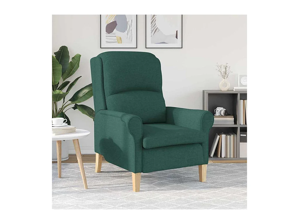 Sillón de relax | Sillón Verde oscuro 76x94x102 cm tela SHL3022