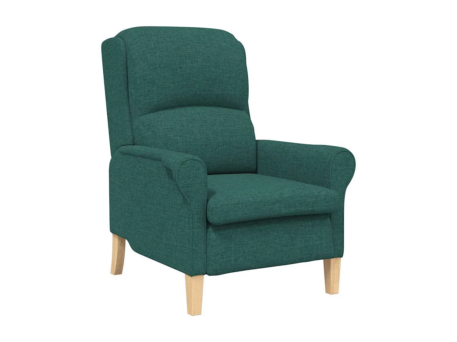 Poltrona Salotto | Poltroncina Relax | Poltrona Rilassante Verde scuro 76x94x102cm Tessuto SHL9097
